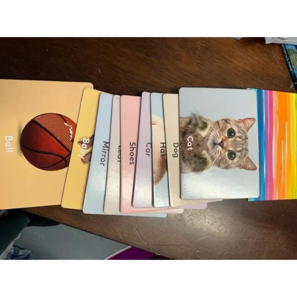 Lovevery newborn toys and flash cards
